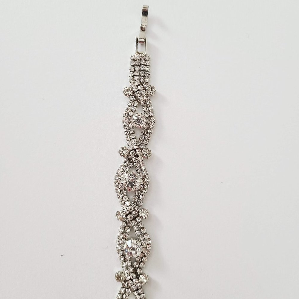 7 inch Rhinestone Bracelet - Picture 4 of 8